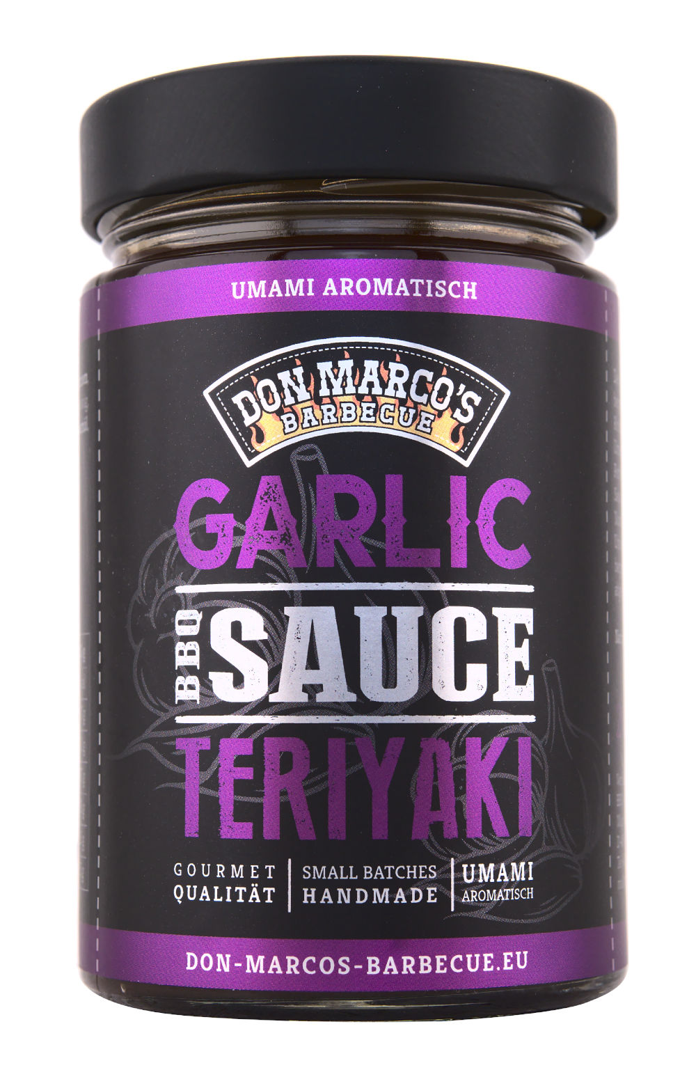 Garlic Teriyaki BBQ Sauce 260ml Glas