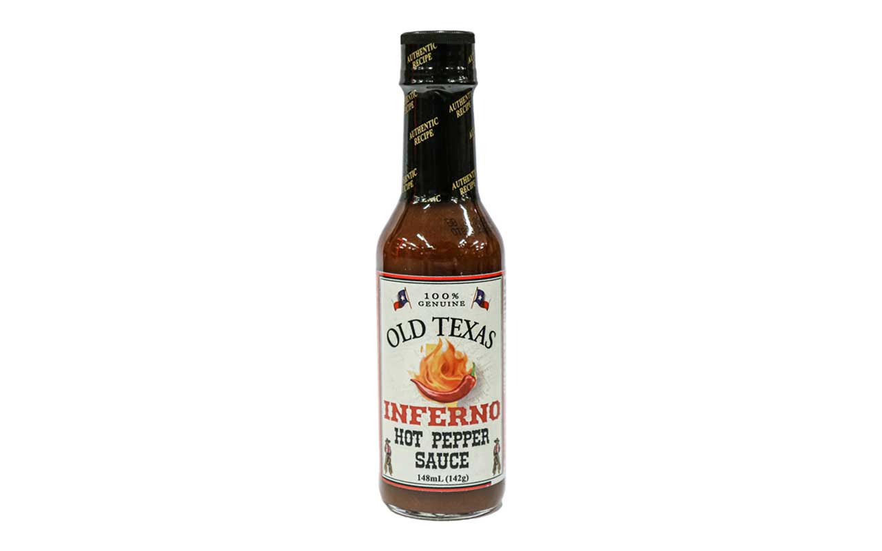 Old Texas Inferno Hot Pepper Sauce 148ml