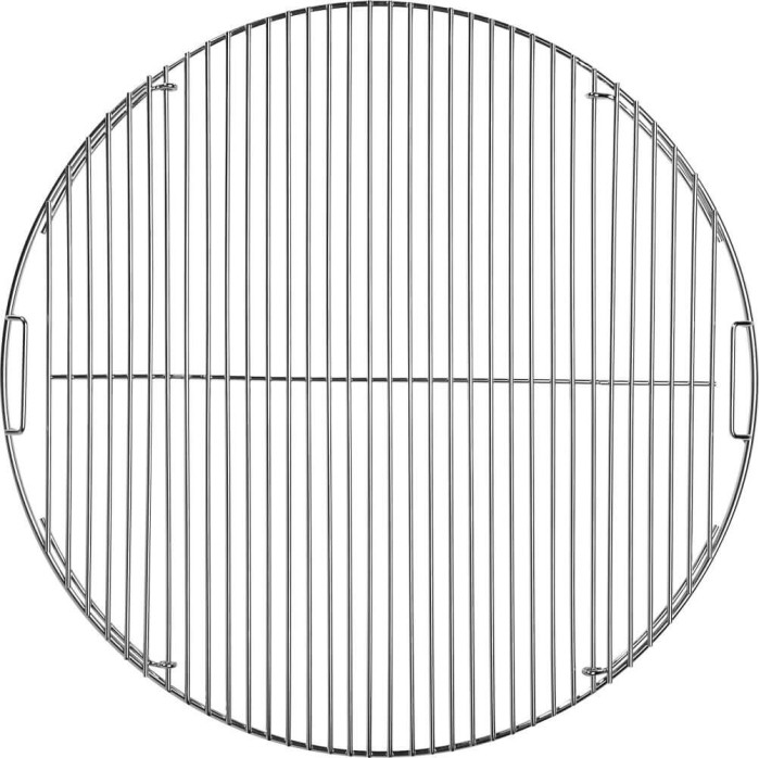 Edelstahl-Rost mit Klappe für Ø 57cm Kugelgrills