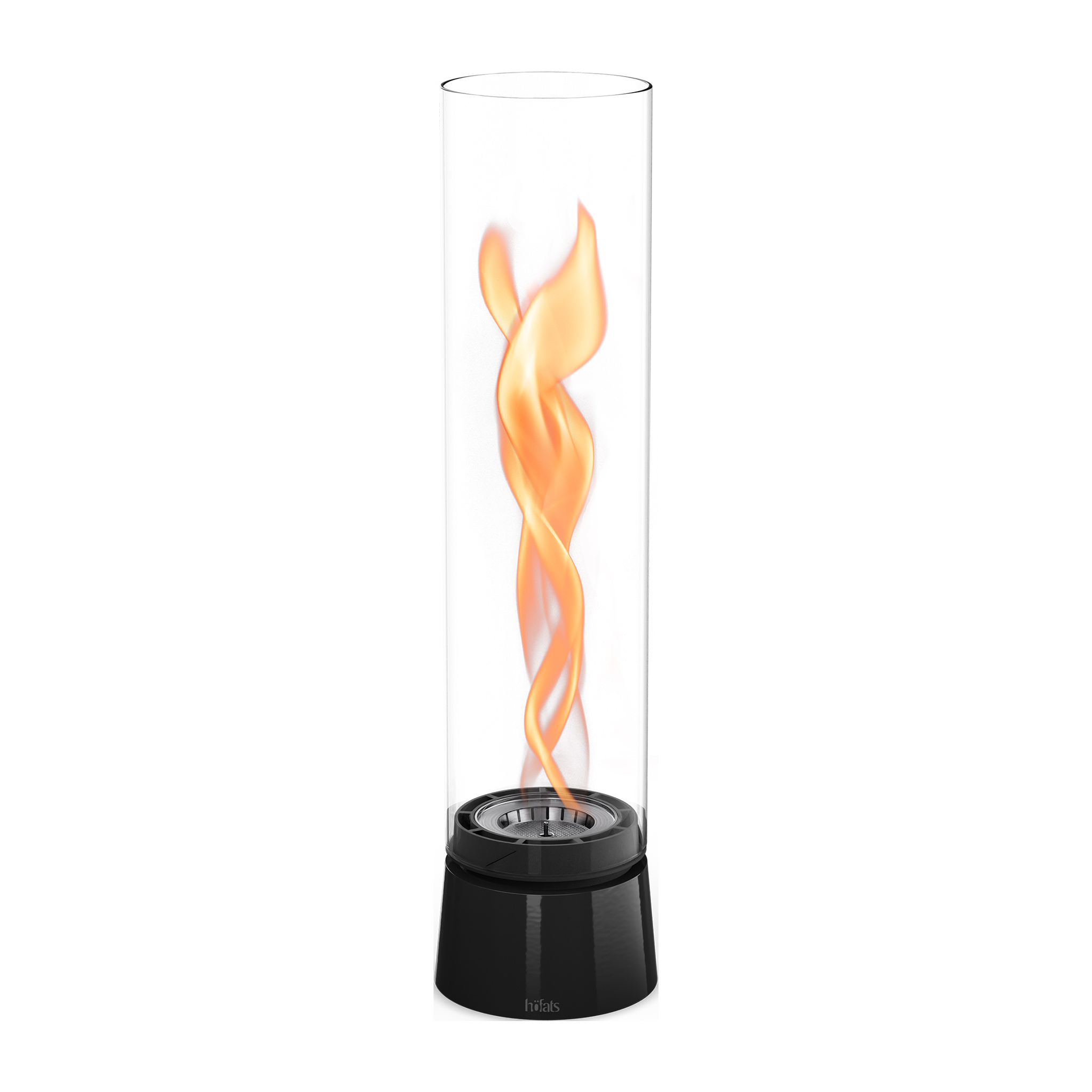 SPIN air 1200 Tischfeuer Emaille schwarz