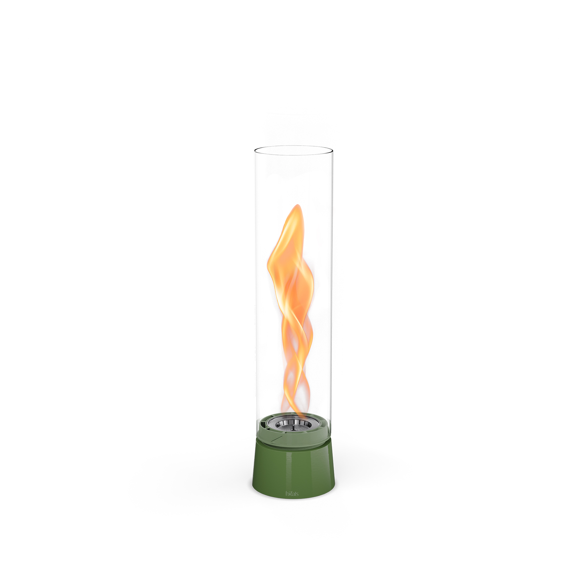 SPIN air 900 Tischfeuer Emaille grün