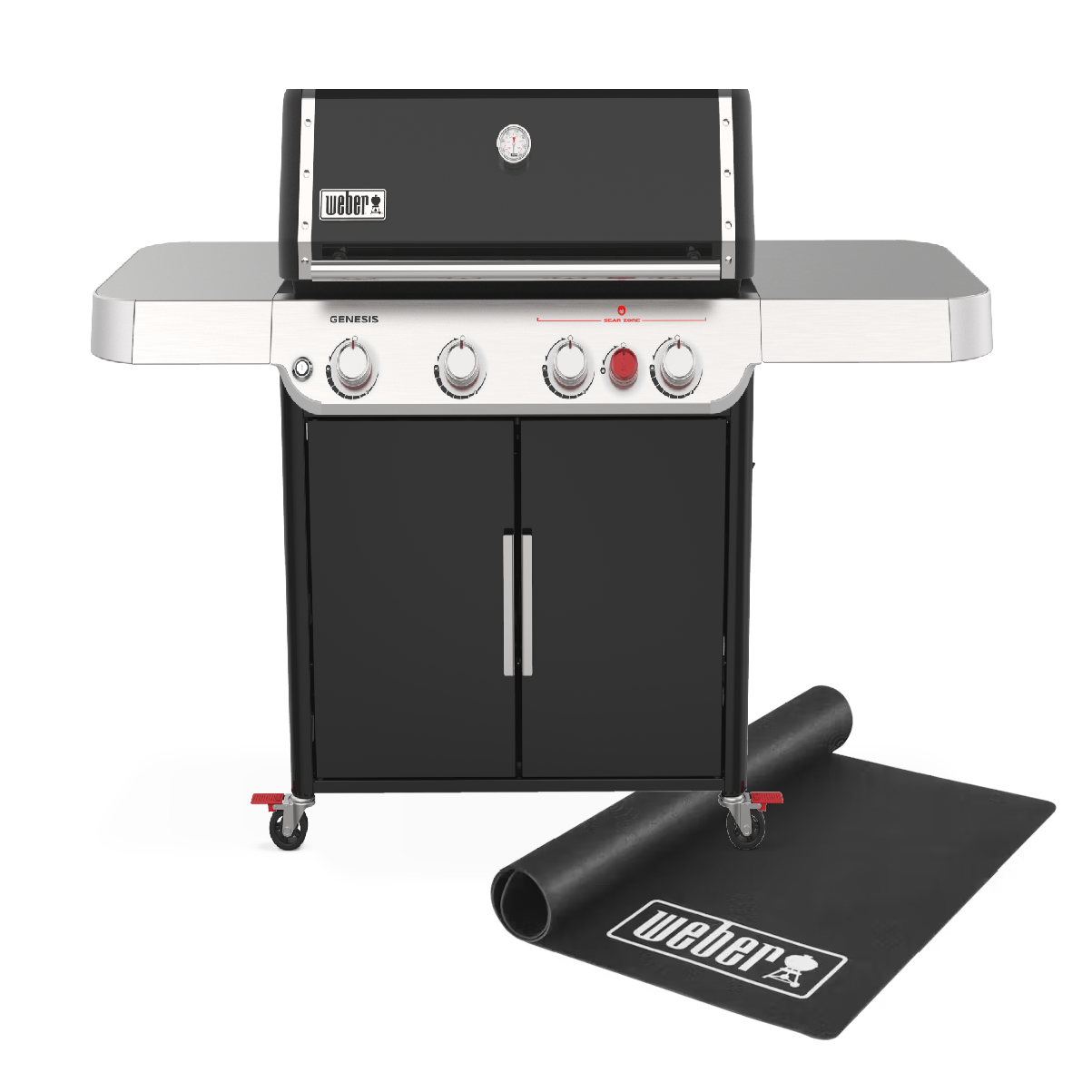 Genesis E-425S Gasgrill inkl. Weber Bodenschutzmatte 1,8m