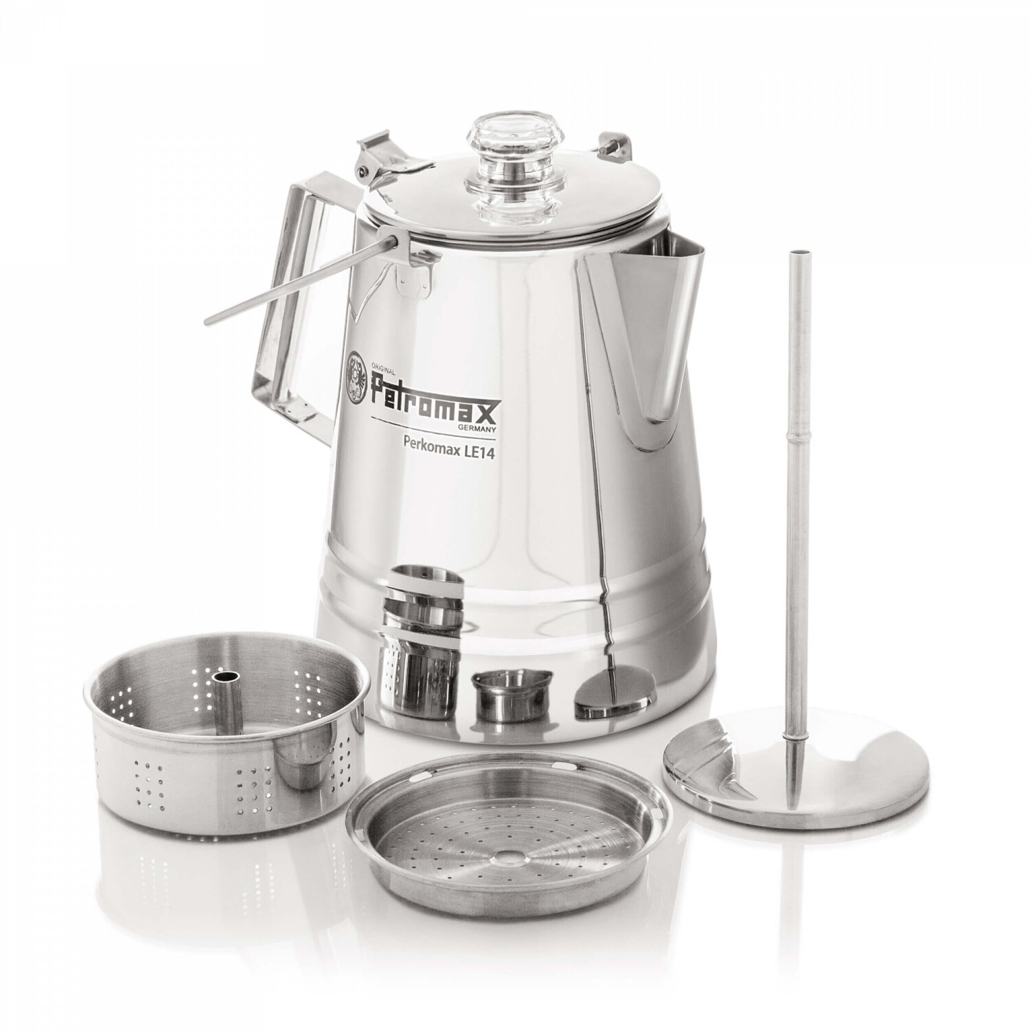 Petromax Perkolator Perkomax le14 aus Edelstahl