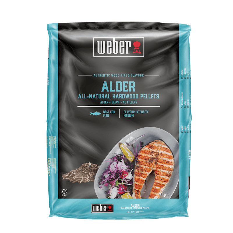 100 % natürliche Hartholzpellets aus Erlenholz - 8 kg, FSC