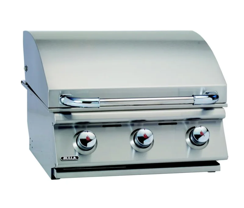 Bull Plancha Edelstahl Gas Einbaugrill 
