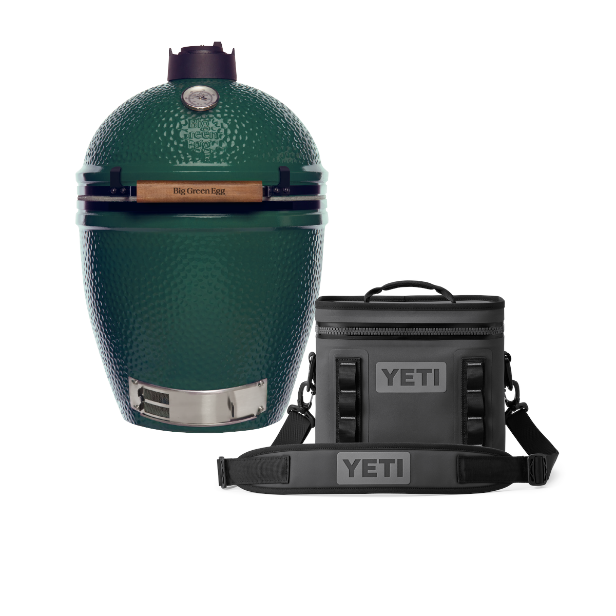AKTION Large Big Green Egg inkl. YETI Kühltasche Hopper Flipp
