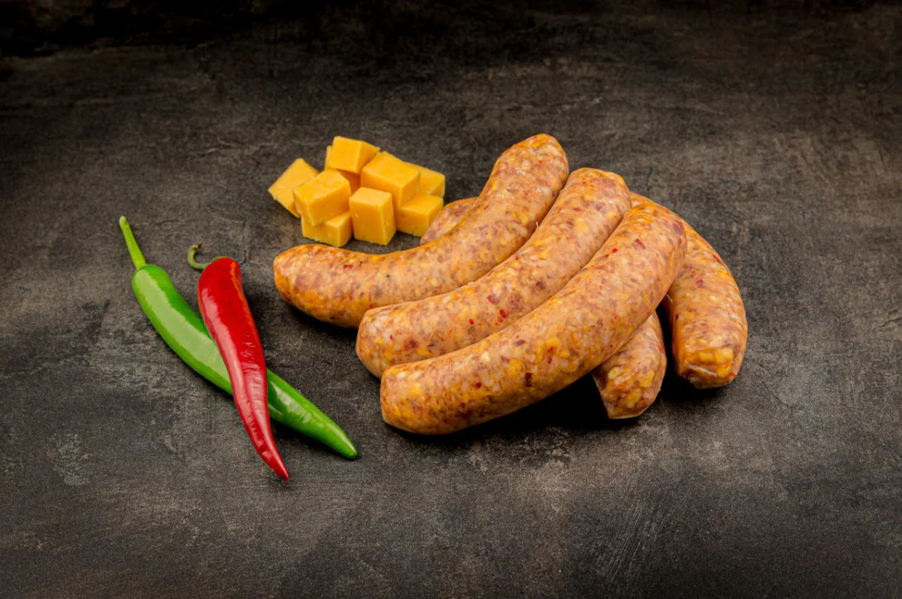 ✅ AUF LAGER / Donlicate Cheddar-Chili Bratwürste 5er Pack