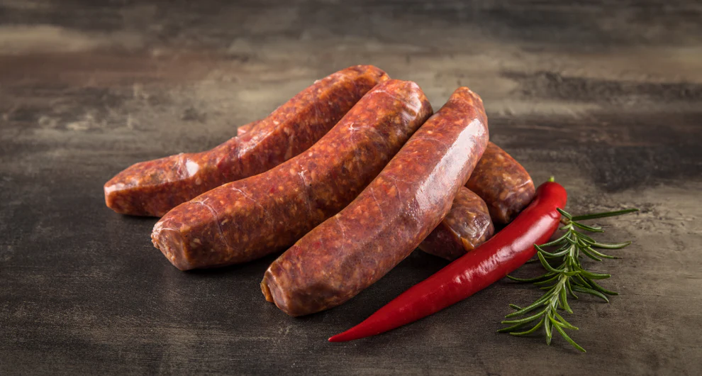 ✅ AUF LAGER / Büffel-Chili Bratwurst  5er Pack    